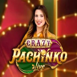 Live Casino logo of Crazy Pachinko from Evolution at Kitty Bingo