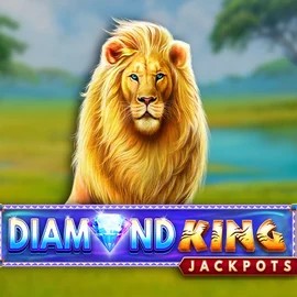Diamond King Jackpots logo by SpinPlay Games at Kitty Bingo