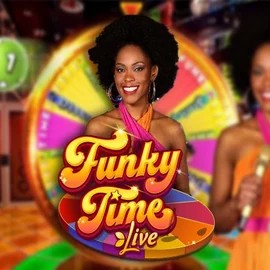 Funky Time slot logo by Evolution at Kitty Bingo
