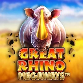 Great Rhino Megaways casino game by Pragmatic Play – featured logo at Kitty Bingo