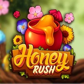 Honey Rush slot logo by Play'n GO at Kitty Bingo