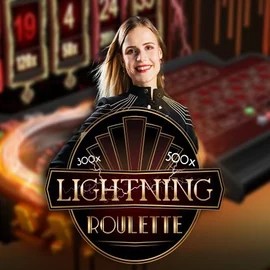 Lightning Roulette logo by Evolution Kitty Bingo