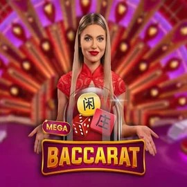 Mega Baccarat by Pragmatic Play, showcased at kittybingoslot.uk – game logo