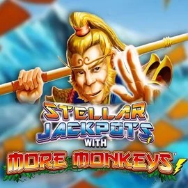 Try Stellar Jackpots with More Monkeys slot by Lightning Box Game on kittybingoslot.uk – logo image