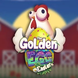 The Golden Egg Easter logo by Spinmatic at Kitty Bingo