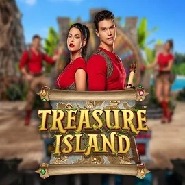 Treasure Island online game logo by Pragmatic Play on kittybingoslot.uk