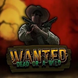 Slots logo of Wanted Dead or a Wild from Hacksaw Gaming at Kitty Bingo
