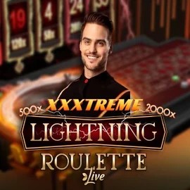 XXXtreme Lightning Roulette logo – Live Casino by Evolution at Kitty Bingo